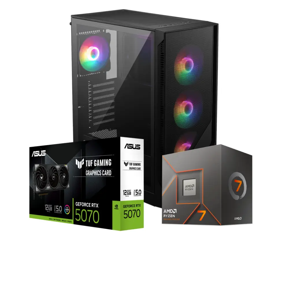 1000 Euro Gaming PC – AMD Ryzen 5 + RTX 5060TI